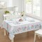 Threadmade Home Hydrangea Sketch Double Border Tablecloth, Multicolor - 60"W x 102"L